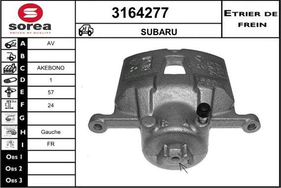 Sera 3164277 - Bremžu suports autodraugiem.lv