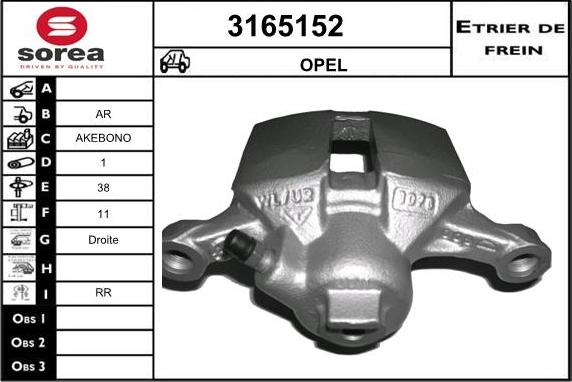 Sera 3165152 - Bremžu suports autodraugiem.lv