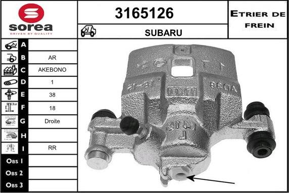 Sera 3165126 - Bremžu suports autodraugiem.lv