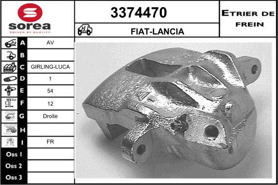 Sera 3374470 - Bremžu suports autodraugiem.lv