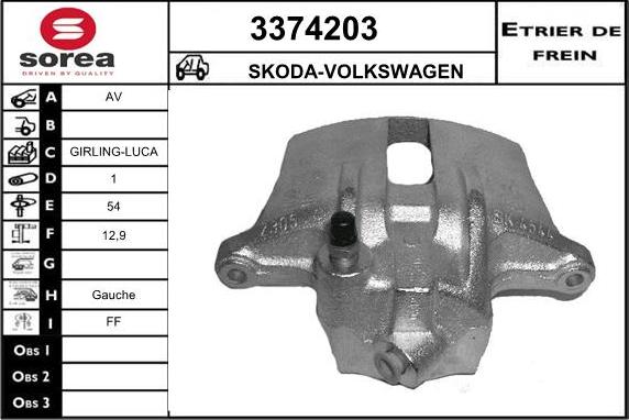 Sera 3374203 - Bremžu suports autodraugiem.lv