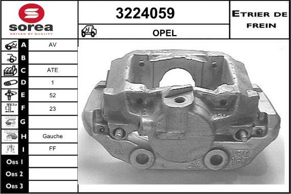 Sera 3224059 - Bremžu suports autodraugiem.lv