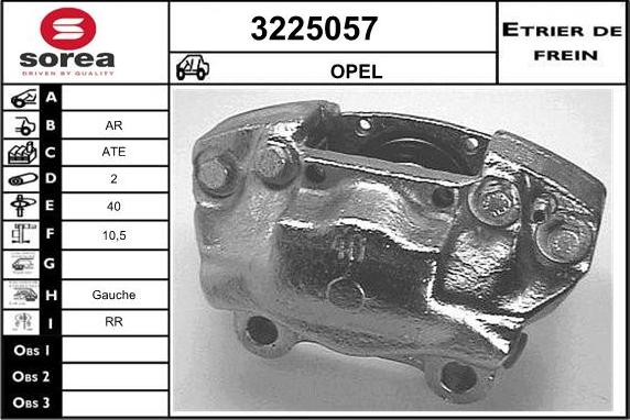 Sera 3225057 - Bremžu suports autodraugiem.lv