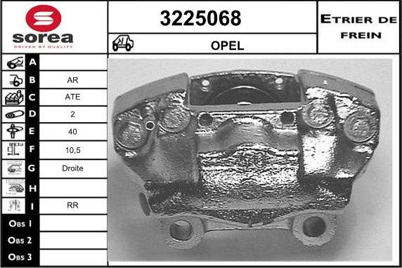 Sera 3225068 - Bremžu suports autodraugiem.lv