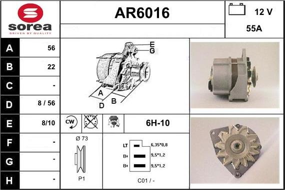 Sera AR6016 - Ģenerators autodraugiem.lv
