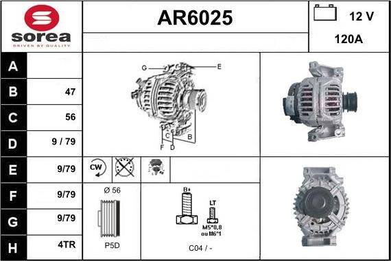 Sera AR6025 - Ģenerators autodraugiem.lv