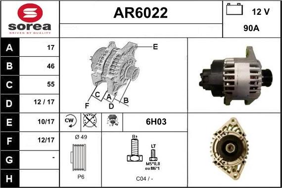 Sera AR6022 - Ģenerators autodraugiem.lv