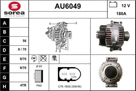 Sera AU6049 - Ģenerators autodraugiem.lv
