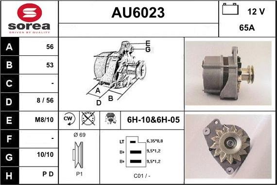 Sera AU6023 - Ģenerators autodraugiem.lv