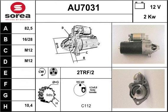 Sera AU7031 - Starteris autodraugiem.lv