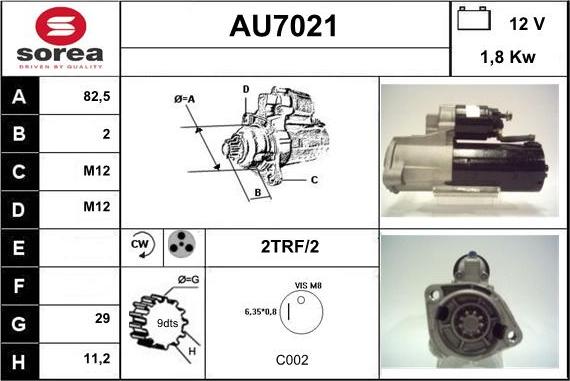 Sera AU7021 - Starteris autodraugiem.lv