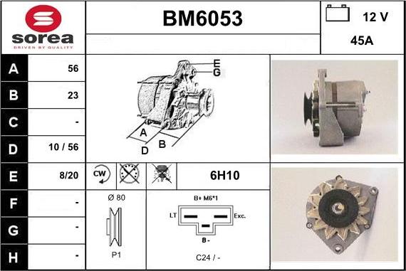 Sera BM6053 - Ģenerators autodraugiem.lv