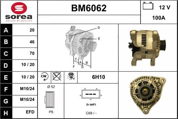 Sera BM6062 - Ģenerators autodraugiem.lv