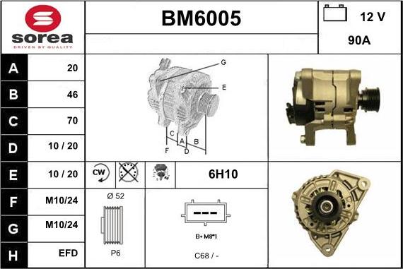 Sera BM6005 - Ģenerators autodraugiem.lv