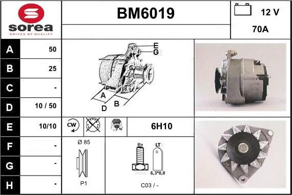 Sera BM6019 - Ģenerators autodraugiem.lv