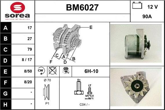 Sera BM6027 - Ģenerators autodraugiem.lv