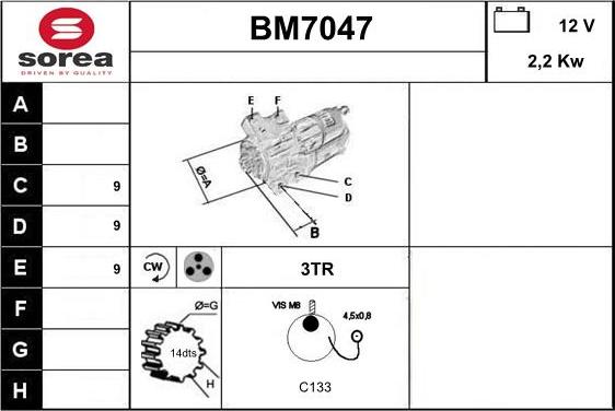 Sera BM7047 - Starteris autodraugiem.lv