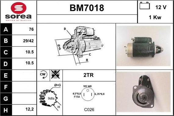 Sera BM7018 - Starteris autodraugiem.lv