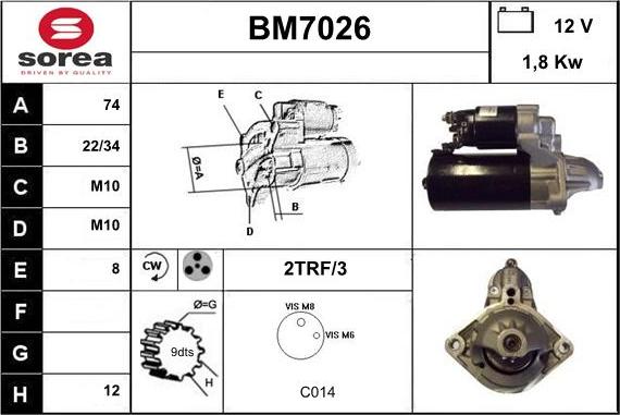 Sera BM7026 - Starteris autodraugiem.lv