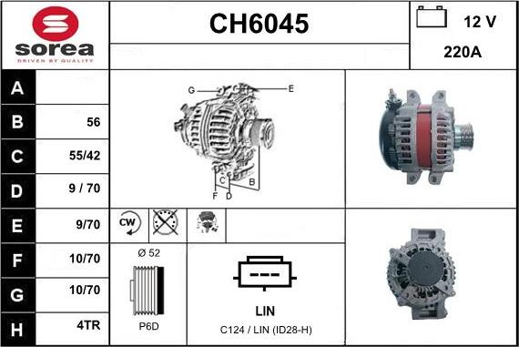 Sera CH6045 - Ģenerators autodraugiem.lv