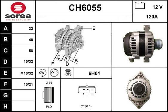 Sera CH6055 - Ģenerators autodraugiem.lv