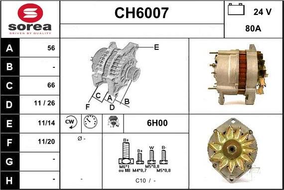 Sera CH6007 - Ģenerators autodraugiem.lv