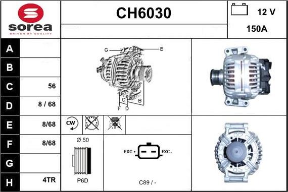 Sera CH6030 - Ģenerators autodraugiem.lv
