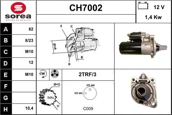 Sera CH7002 - Starteris autodraugiem.lv