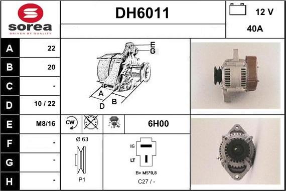 Sera DH6011 - Ģenerators autodraugiem.lv