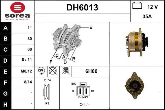 Sera DH6013 - Ģenerators autodraugiem.lv