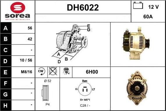 Sera DH6022 - Ģenerators autodraugiem.lv