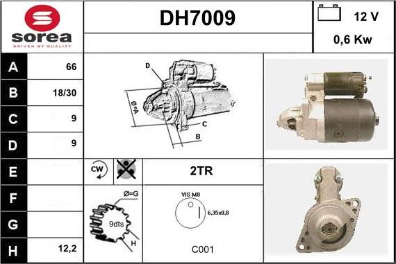 Sera DH7009 - Starteris autodraugiem.lv