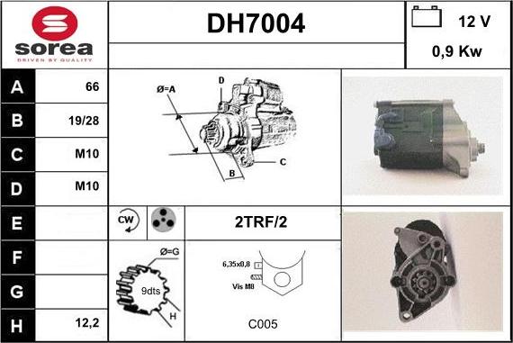 Sera DH7004 - Starteris autodraugiem.lv