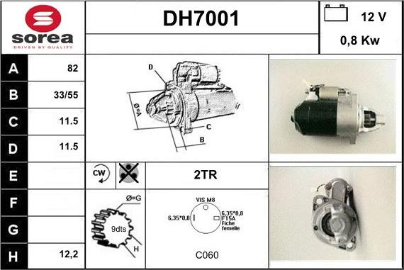 Sera DH7001 - Starteris autodraugiem.lv