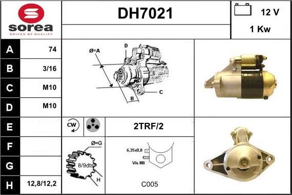 Sera DH7021 - Starteris autodraugiem.lv