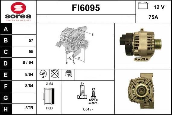 Sera FI6095 - Ģenerators autodraugiem.lv