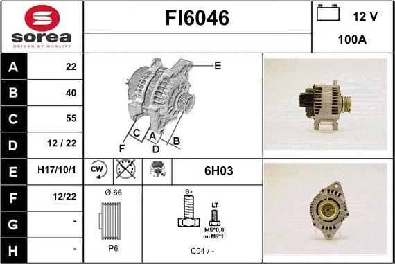 Sera FI6046 - Ģenerators autodraugiem.lv