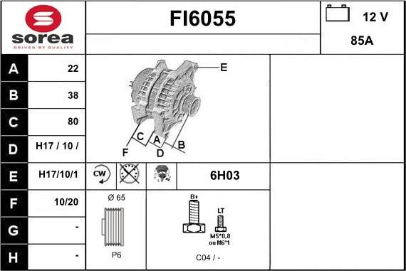 Sera FI6055 - Ģenerators autodraugiem.lv