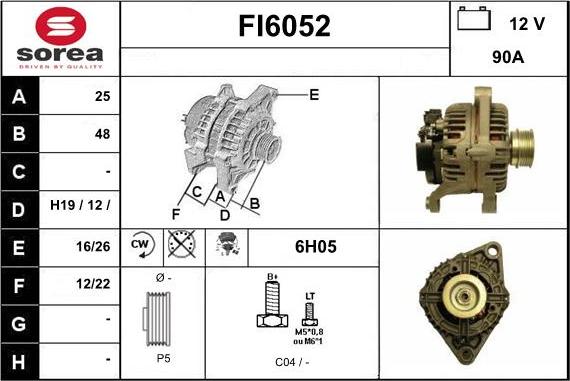 Sera FI6052 - Ģenerators autodraugiem.lv