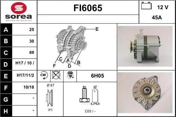 Sera FI6065 - Ģenerators autodraugiem.lv