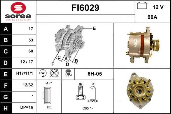 Sera FI6029 - Ģenerators autodraugiem.lv