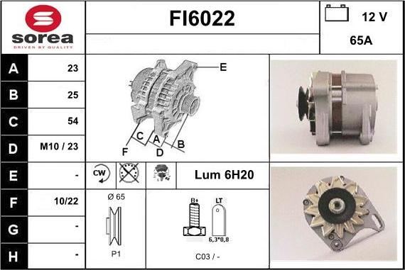 Sera FI6022 - Ģenerators autodraugiem.lv