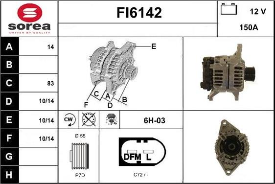 Sera FI6142 - Ģenerators autodraugiem.lv