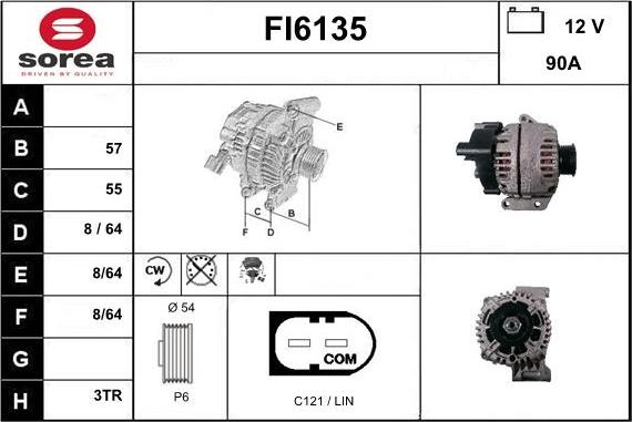 Sera FI6135 - Ģenerators autodraugiem.lv