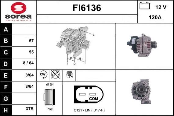 Sera FI6136 - Ģenerators autodraugiem.lv