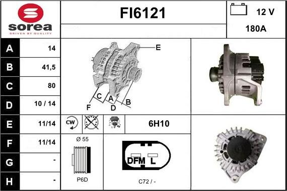 Sera FI6121 - Ģenerators autodraugiem.lv