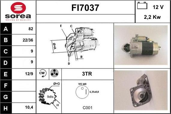 Sera FI7037 - Starteris autodraugiem.lv