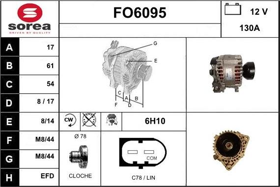 Sera FO6095 - Ģenerators autodraugiem.lv