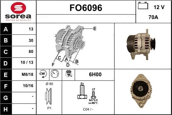 Sera FO6096 - Ģenerators autodraugiem.lv