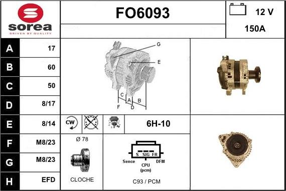 Sera FO6093 - Ģenerators autodraugiem.lv
